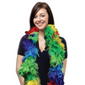 6' Rainbow Feather Boa